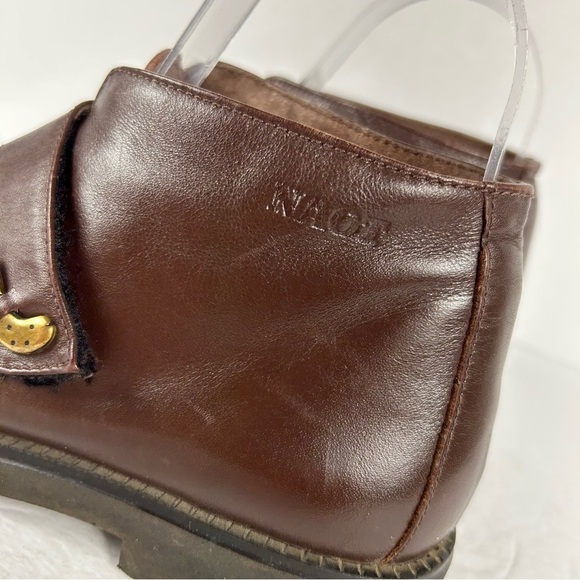 Naot Brown Leather Ankle Boots Classic Design 37 - Picture 7 of 10
